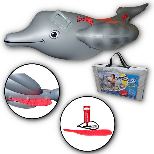 Schwimmtier aufblasbar flipper - schwimmtier,