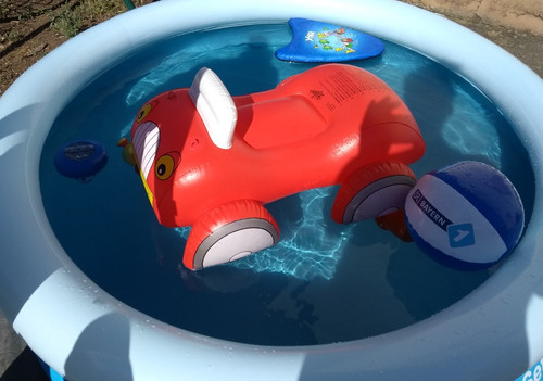 Schwimm auto aufblaßfigur - auto,
