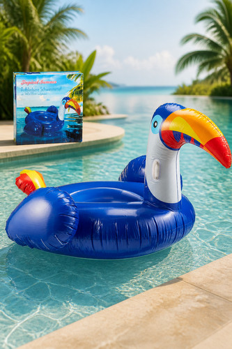 Aufblasbare bade schwimminsel - bade,