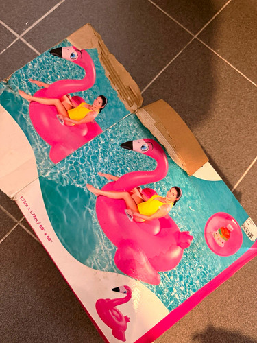 Aufblasbares flamingo - aufblasbares,