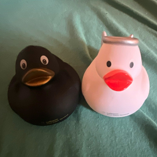 2er set badeente - set, gummiente